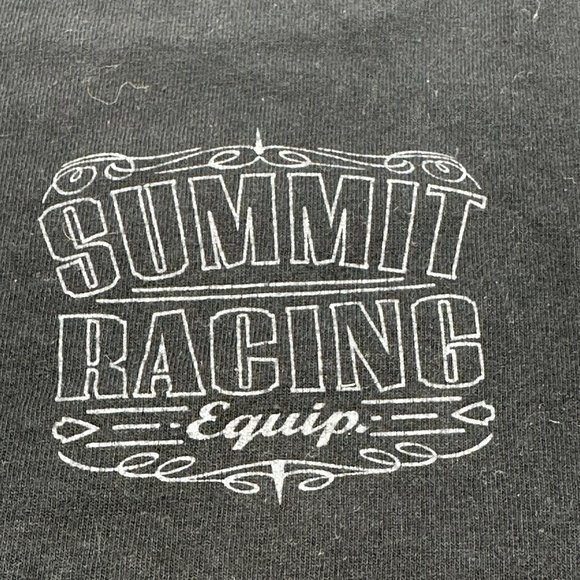 Summit Racing Equipment Men's Size Unknown Tee Shirt Black Preowned - Picture 4 of 11